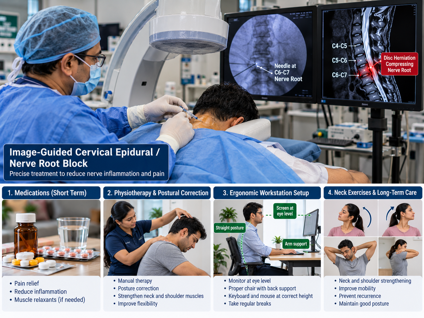 Cervical spondylosis and chronic neck pain in office workers and IT professionals