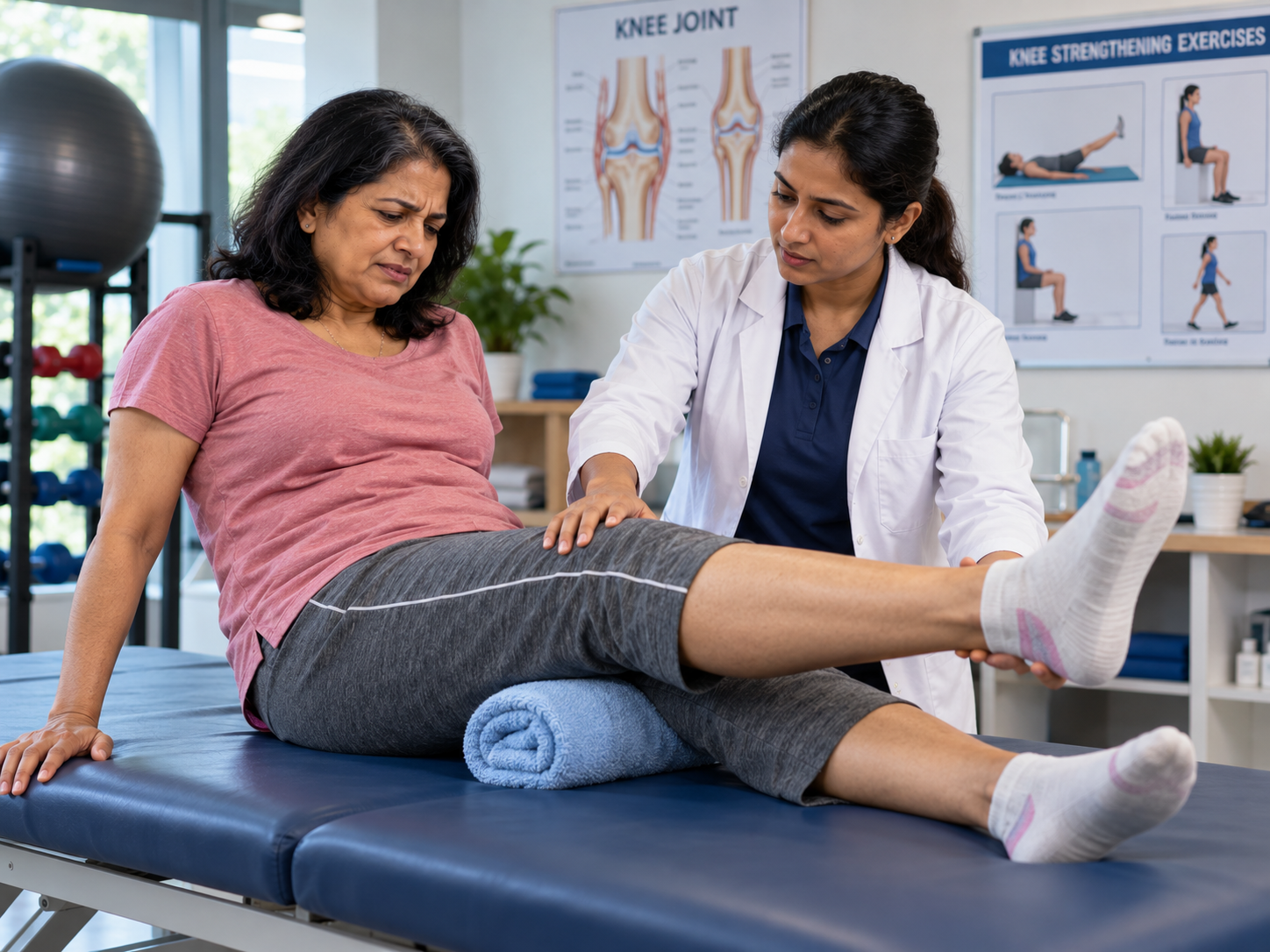 Menopause related knee joint changes and cartilage damage